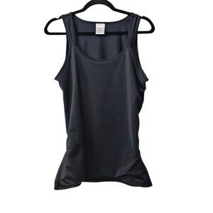 Underworks Compression Body Shirt Black Concealer Tank Top